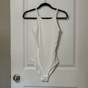 Pink Lily white bodysuit